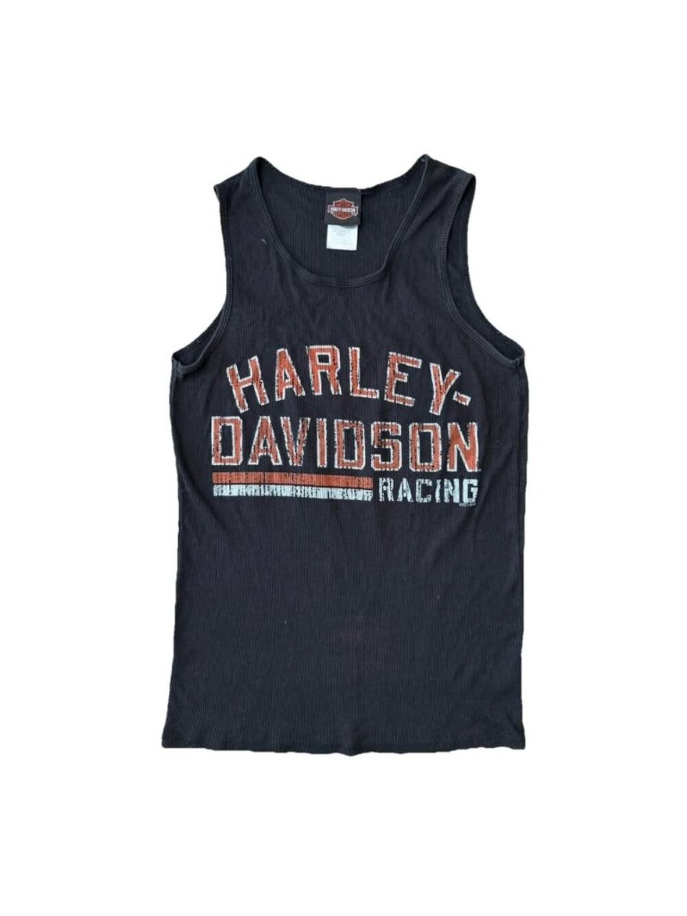 Harley Davidson Tank Top Mens Medium Sleeveless Fitted Quebec, Canada Black